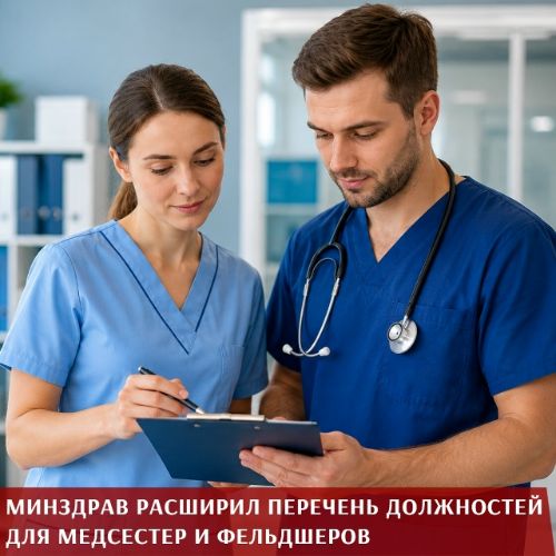Минздрав расширил перечень должностей